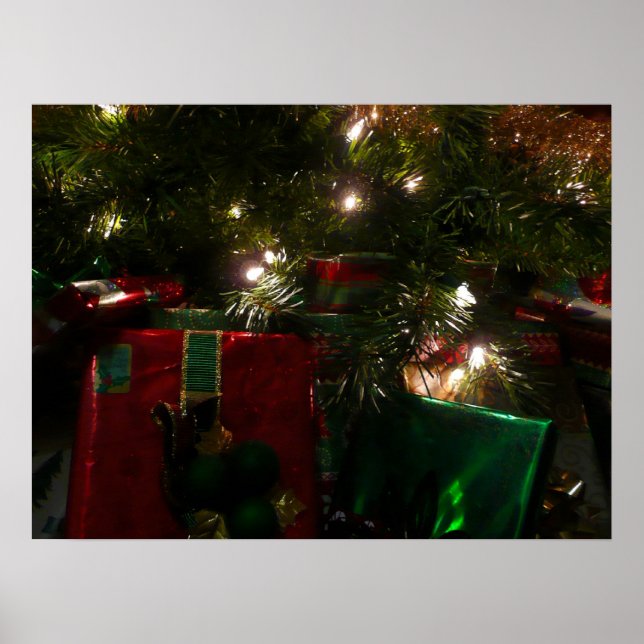 Pôster Presentes sob a Árvore de Natal (Frente)