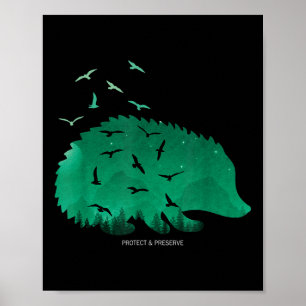 Poster Preservar &amp; Proteger Cl de Proteção Ambiental