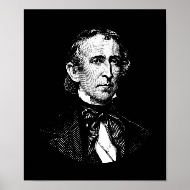 Pôster President John Tyler Graphic (Frente)