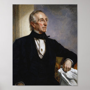 Poster President John Tyler Portrait