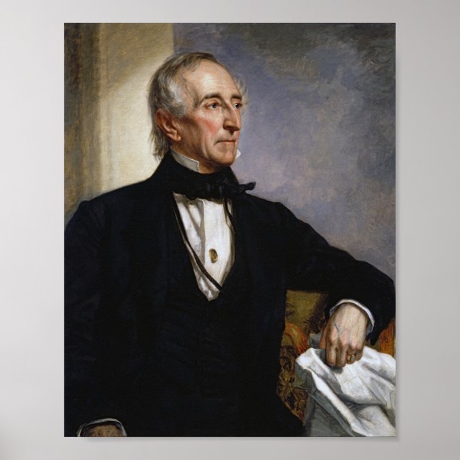 Poster President John Tyler Portrait (Frente)