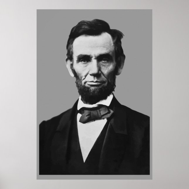 Poster Presidente Abraham Lincoln (Frente)