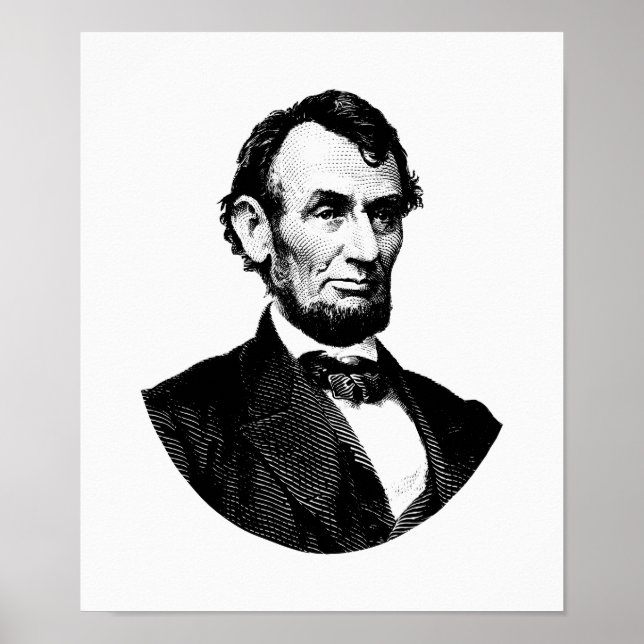 Poster Presidente Abraham Lincoln Graphic (Frente)
