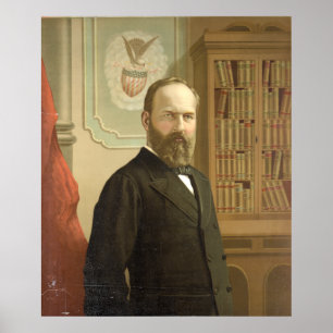 Poster Presidente atrasado James A. Garfield por G.F.