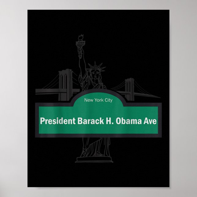 Poster Presidente Barack Obama Ave. (Frente)