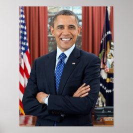 Poster Presidente Barack Obama Foto Oficial 2º Mandato SM
