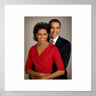 PÔSTER PRESIDENTE BARACK OBAMA & MICHELLE OBAMA