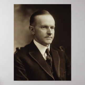 Poster Presidente Calvin Coolidge