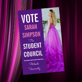 Poster presidente da classe poster, conselho estudantil