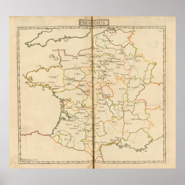 Pôster Presidente da França (Frente)