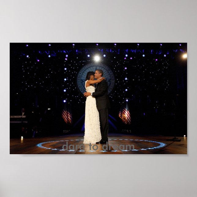 Poster Presidente da Inauguração Barack Obama Dance com M (Frente)