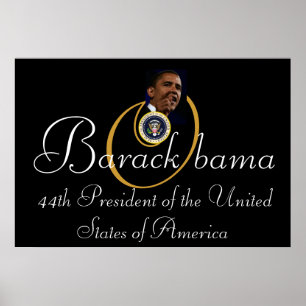 Pôster Presidente de Barack Obama 44o 52" x35"