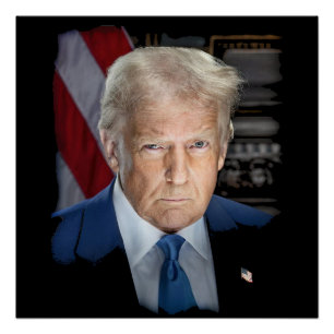 Pôster Presidente Donald Trump 45 47 EUA Patriota