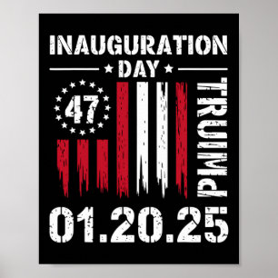 Poster Presidente Donald Trump Inauguração Dia 2025
