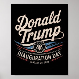 Poster Presidente Donald Trump Inauguração Dia 2025 Supo