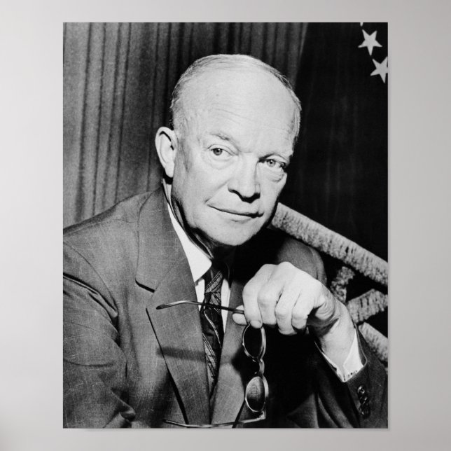 Pôster Presidente Dwight Eisenhower (Frente)