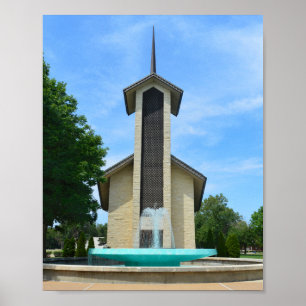 Poster Presidente Eisenhower Place of Meditation, Abilene