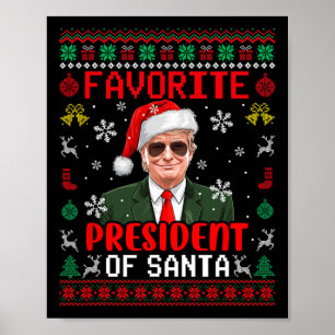 Poster Presidente Favorito De Papais noeis Xmas Trump Org