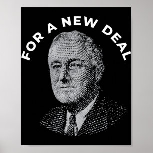 Poster Presidente Fdr Franklin Roosevelt Novo