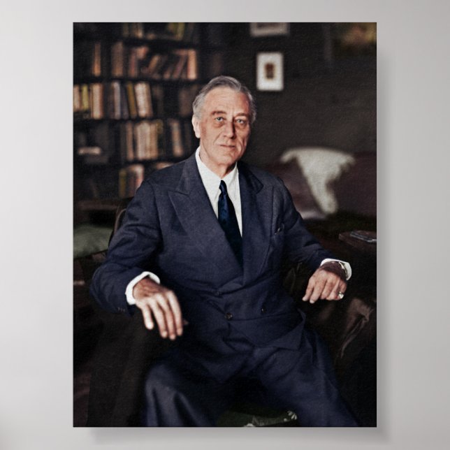Poster Presidente Franklin D. Roosevelt (Frente)