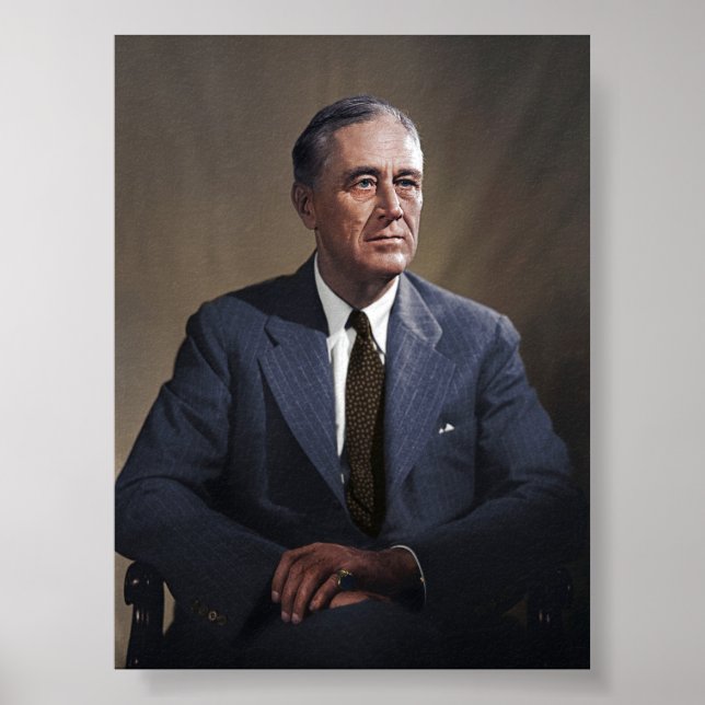 Poster Presidente Franklin D. Roosevelt (Frente)