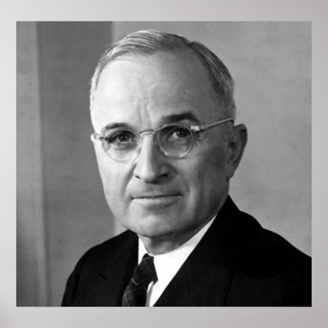 Pôster Presidente Harry S. Truman (Frente)