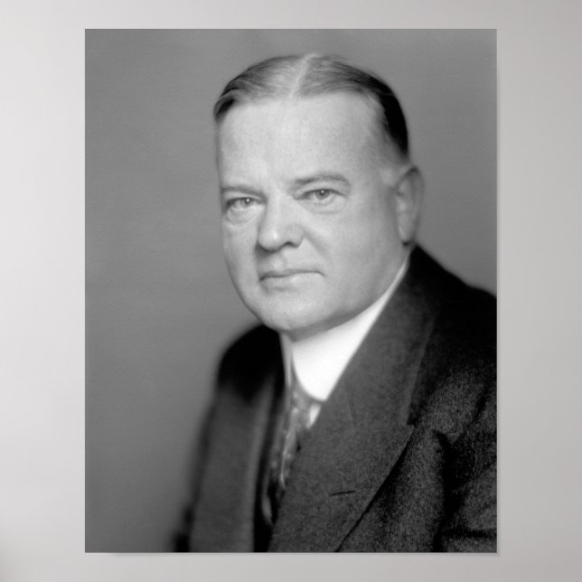 Poster Presidente Herbert Hoover Portrait (Frente)