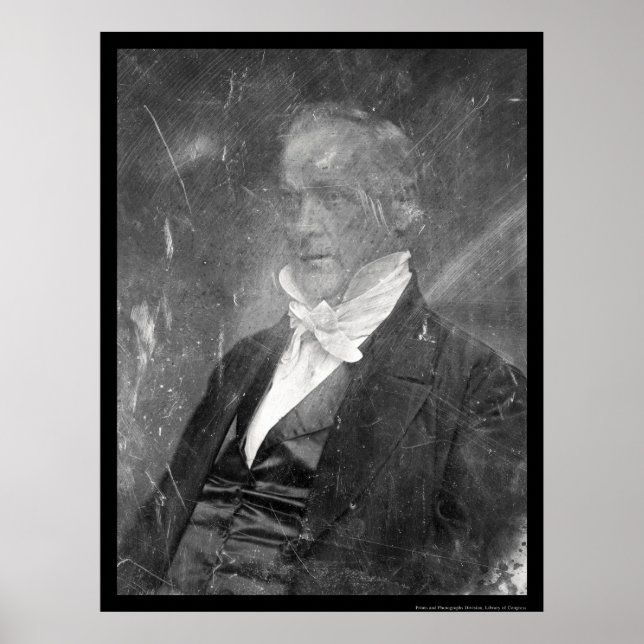 Poster Presidente James Buchanan Daguerreotype 1845 (Frente)