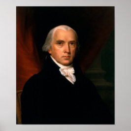 Poster Presidente James Madison Portrait - John Vanderlyn