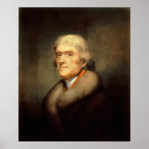 Poster Presidente Jefferson Painting