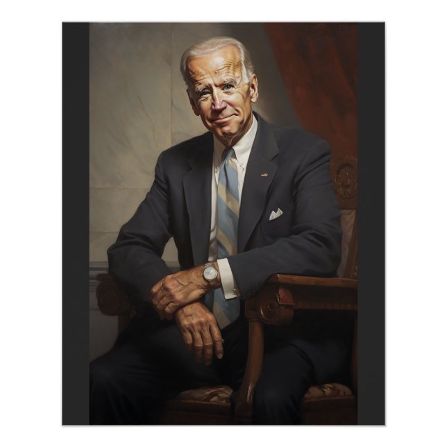 Pôster Presidente Joe Biden (Frente)