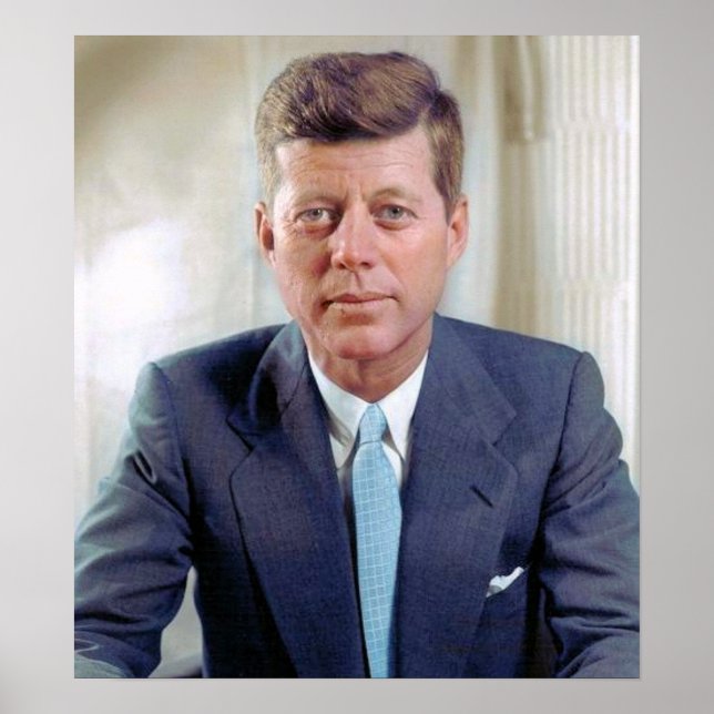 Pôster Presidente John Fitzgerald Kennedy (Frente)