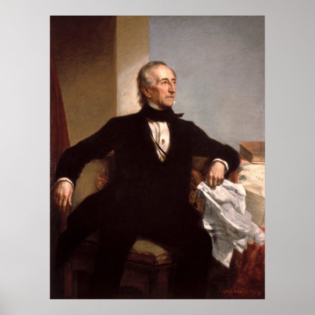 Pôster Presidente John Tyler (Frente)