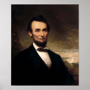 Poster Presidente Lincoln Portrait - História de George 