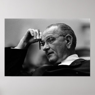 Pôster Presidente Lyndon Johnson