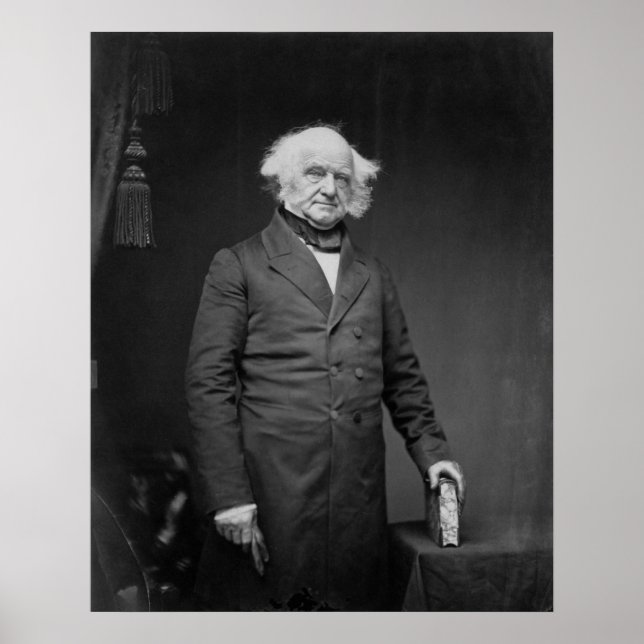 Pôster Presidente Martin Van Buren (Frente)