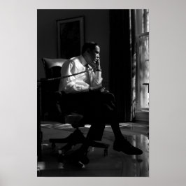 Poster Presidente Obama Em Oval Office - 2009