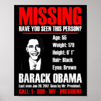 Presidente Obama T Shirt ausente