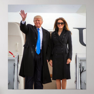 Pôster Presidente & primeira senhora Trunfo