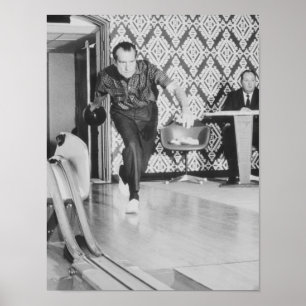 Poster Presidente Richard Nixon que rola na casa branca
