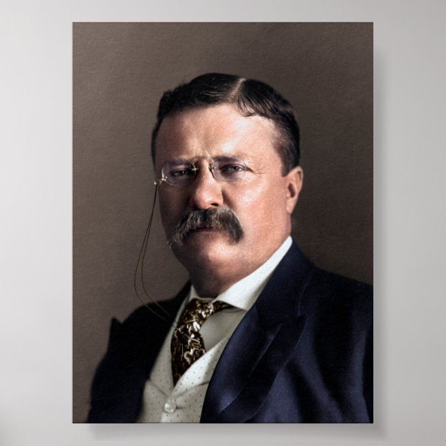 Poster Presidente Theodore Roosevelt (Frente)