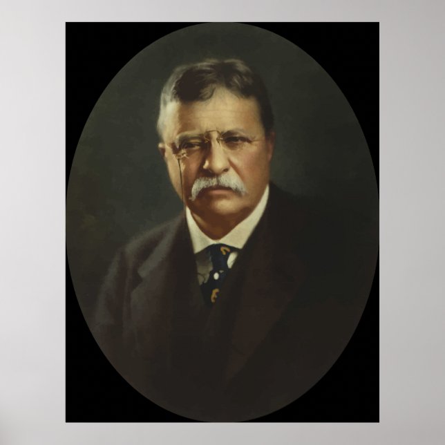 Poster Presidente Theodore Roosevelt (Frente)
