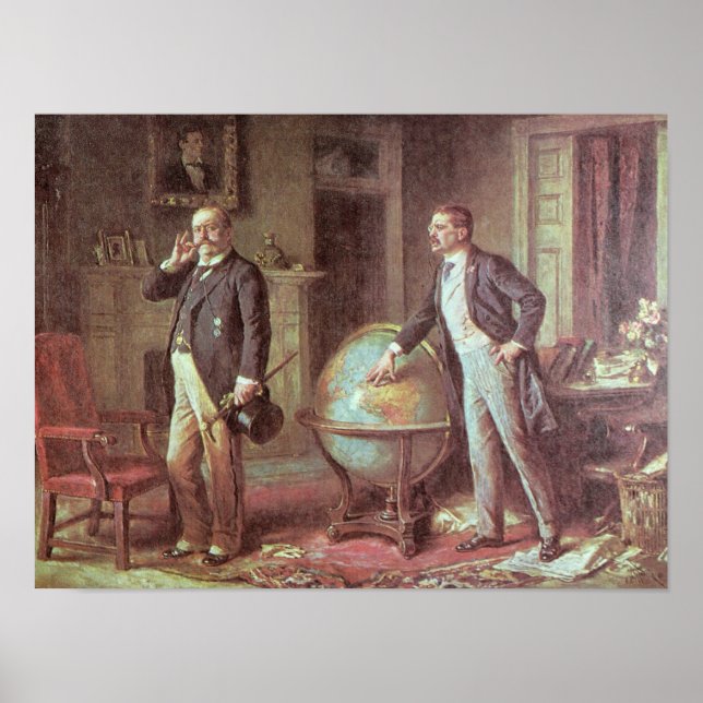 Pôster Presidente Theodore Roosevelt (Frente)