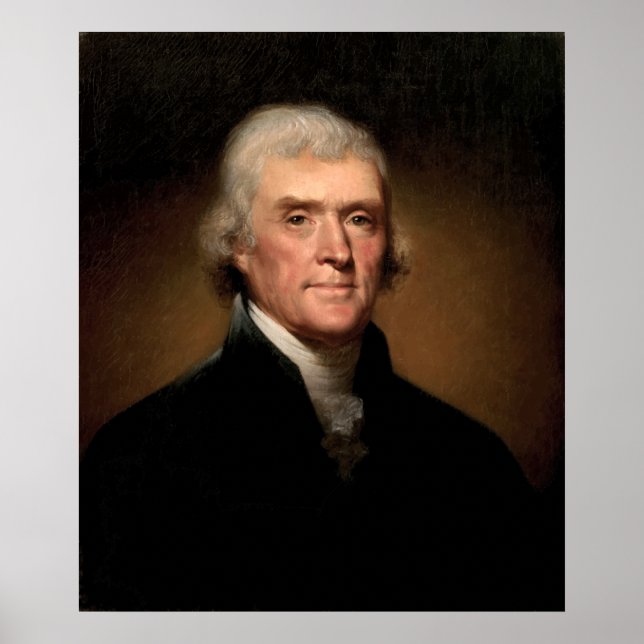 Poster Presidente Thomas Jefferson (Frente)