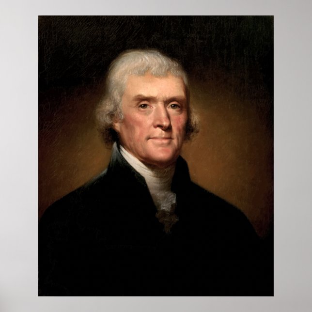 Poster Presidente Thomas Jefferson (Frente)