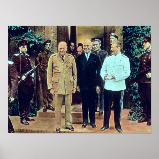Poster Presidente Truman e Joseph Stalin (Frente)