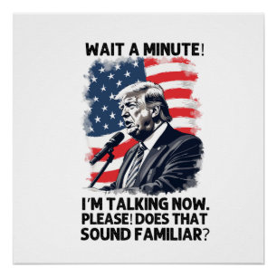 Pôster Presidente Trump 2024