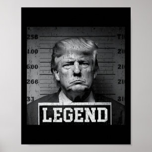Poster Presidente Trump Mug Shot