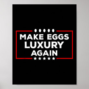 Poster Presidente Trump Torna Ovos Luxuosos De Novo Polít