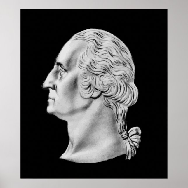 Pôster Presidente Washington Bust (Frente)